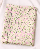 韓国製 桜の花柄生地 半ヤード