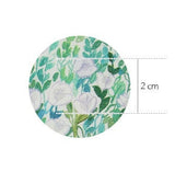 Floral patterned Fabric, Flowers Fabric made in Korea by the Half Yard