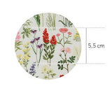 Floral patterned Fabric, Flowers Fabric made in Korea by the Half Yard