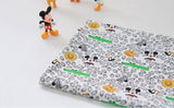 韓国でプリントされたディズニーミッキーマウスサバンナコットン生地(半ヤード)