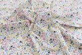 Flower Floral Patterned Fabric, Cute, sewing, Quilt made in Korea Half Yard