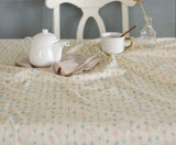 Dandelion Flower Floral Patterned Fabric, Cute, sewing, Quilt made in Korea Half Yard