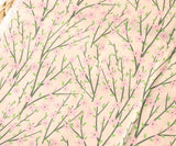 韓国製 桜の花柄生地 半ヤード