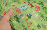 Jeju Tourism Dol hareubang Hallasan Patterned Fabric made in Korea by the Half Yard DTP(Digital Textile Printing)