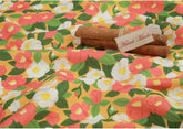 Jeju Camelia Patterned Fabric made in Korea by the Half Yard DTP(Digital Textile Printing)