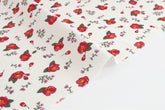 Camellia flowers Patterned Fabric made in Korea by the Half Yard