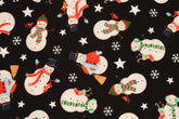 Snowman printed Fabric Brother Sister Design Studio by the Half Yard
