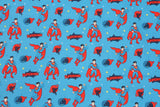 Justice League Super Hero Superman Character Fabric made in Korea DC Comics Fabric by the Half Yard