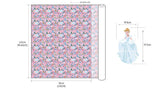 Disney Princess Cinderella Fabric printed in Korea by the Half Yard