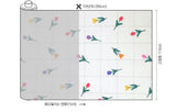 Cute Tulip Flower Patterned Fabric, Cute, sewing, Quilt made in Korea Half Yard