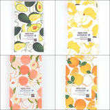 Fruit Abocado Banana Peach Orange OEKO-TEX Cotton Fabric made in Korea by Half Yard