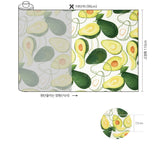 Fruit Abocado Banana Peach Orange OEKO-TEX Cotton Fabric made in Korea by Half Yard