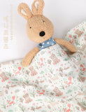 Animal Bear Rabbit Fox Deer patterned OEKO-TEX® Fabric, Animal Fabric made in Korea by the Half Yard