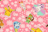 ポケットモンスター ポケモン ピカチュウ キャラクター生地 韓国製 半ヤード単位
