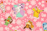 ポケットモンスター ポケモン ピカチュウ キャラクター生地 韓国製 半ヤード単位