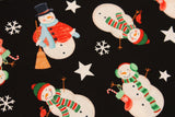 Snowman printed Fabric Brother Sister Design Studio by the Half Yard