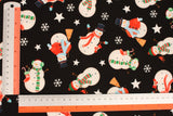 Snowman printed Fabric Brother Sister Design Studio by the Half Yard