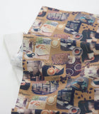 Vintage Cafe Coffee Patterned made in Korea by the Half Yard