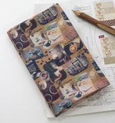 Vintage Cafe Coffee Patterned made in Korea by the Half Yard