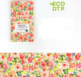 水彩画のバラ柄のOEKO-TEX生地(韓国製、半ヤード単位)