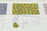 Sunflower Floral patterned OEKO-TEX® Fabric, Flowers Fabric made in Korea by the Half Yard
