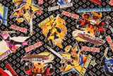 Shuriken Squadron Ninninger Oxford Fabric made in Japan by the Half Yard