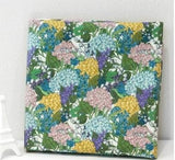 韓国製のアジサイ柄生地(半ヤード単位)