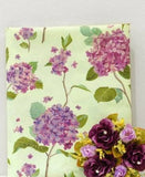 韓国製のアジサイ柄生地(半ヤード単位)