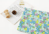 Wild Flower patterned OEKO-TEX® Fabric, Floral Fabric made in Korea by the Half Yard