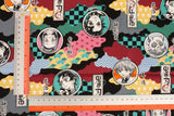 Demon Slayer Japanese Anime Oxford Licensed Fabric made in Japan by the Half Yard