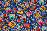 Kaitou Squadron Lupinranger VS Keisatsu Squadron Patranger Oxford Fabric made in Japan by the Half Yard