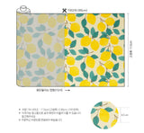 Lemon Fruits patterned OEKO-TEX® Fabric made in Korea by the Half Yard