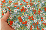 野生の花柄のOEKO-TEX®生地、韓国製花柄生地(半ヤード単位)