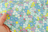 Wild Flower patterned OEKO-TEX® Fabric, Floral Fabric made in Korea by the Half Yard