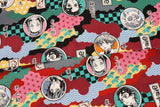 Demon Slayer Japanese Anime Oxford Licensed Fabric made in Japan by the Half Yard
