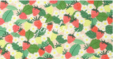 Strawberry Fruits patterned OEKO-TEX® Fabric, Floral Fabric made in Korea by the Half Yard