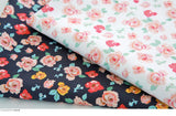 韓国製のバラの花柄生地(半ヤード)