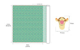 Winnie the Pooh Tigger Character Antibiosis Cotton Fabric made in Korea by the Half Yard