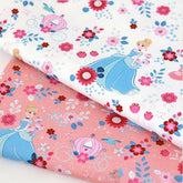 Disney Princess Cinderella Fabric printed in Korea by the Half Yard