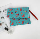 Laminated TPU Waterproof Cotton Fabric Camelia Flower Floral printed Fabric made in Korea by the Yard