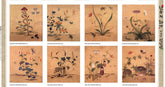 Korea Traditional Painting Shin Saimdang Fabric made in Korea by the Panel 57 X 115cm 22.4" X 45.2"