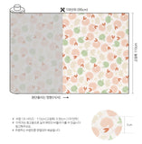 彈性蝦圖案布料,可愛,兒童,縫紉,被子,韓國製造,Half Yard