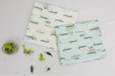 Alligator Crocodile patterned Fabric made in Korea by the Half Yard