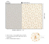 Cute Animal Dog, Puppy, Cat, Carrot Patterned Fabric made in Korea by Half Yard Digital Textile Printing