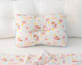 雙紗動物森林兔鹿圖案布料韓國製造 by the Yard