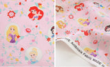 Disney Princess Ariel Aurora Cinderella Snow White  Fabric printed in Korea by the Half Yard