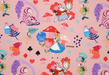 Disney Alice in Wonderland Fabric printed in Korea by the Half Yard