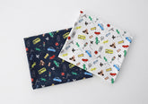 Cars Bus Airplane Traffic Patterned Fabric, Cute, Kids, Sewing, Quilt made in Korea by Half Yard