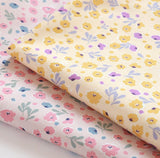 フラワーガーデン花柄生地、かわいい、縫製、キルト、韓国製ハーフヤード