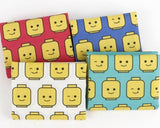 韓国製のブロックヘッド柄生地(半ヤード単位)